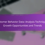 Customer Behavior Data: Analysis Techniques, Growth Opportunities and Trends