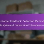 Customer Feedback: Collection Methods, Analysis and Conversion Enhancement
