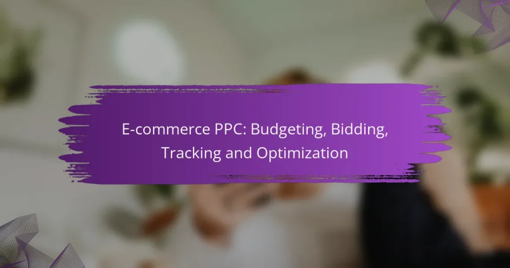 E-commerce PPC: Budgeting, Bidding, Tracking and Optimization