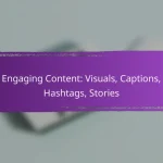 Engaging Content: Visuals, Captions, Hashtags, Stories