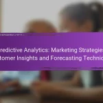 Predictive Analytics: Marketing Strategies, Customer Insights and Forecasting Techniques